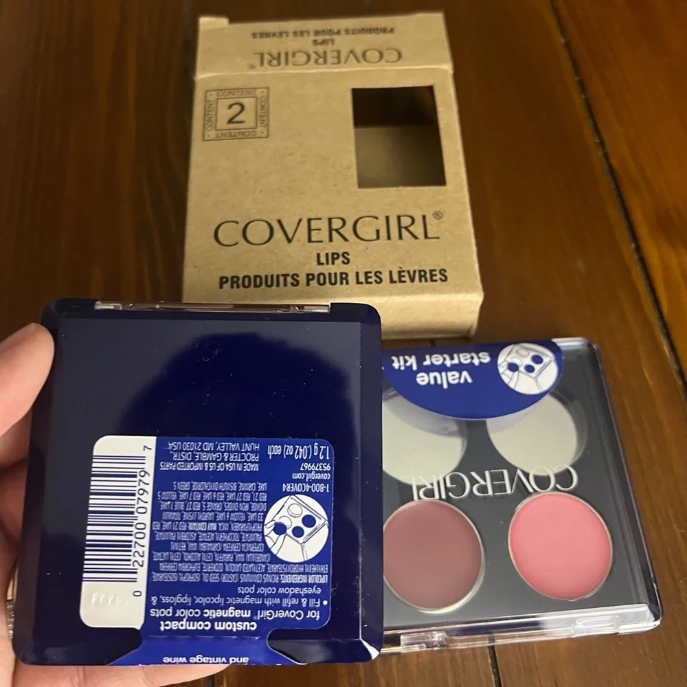 Cover Girl Magnetic Color Pot Starter Kit Rose Quartz & Vintage Wine Lip Shades - Picture 4 of 9